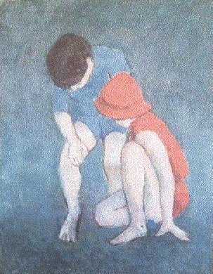 Blair Children (Blue and Red) by Lucile Parker